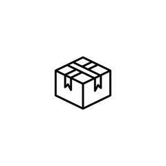 A clean vector storage icon, suitable for data management, cloud storage, technology apps, and digital organization projects