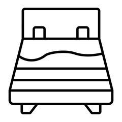 Bed line icon