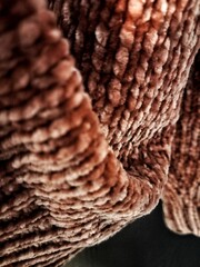 Fabric. Close-up of the light. Background.