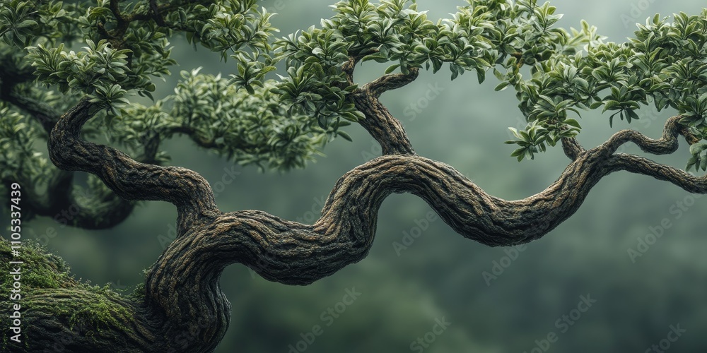 Aufkleber Kariyat tree, also known as Andrographis paniculata, showcases its unique features in this detailed image. Discover the fascinating traits of the Kariyat tree in this captivating visual.