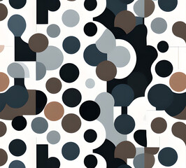 Geometric abstract background for poster, book cover, brochure, flyer or magazine cover. geometrical background with overlapping shapes in various colors.generative ai