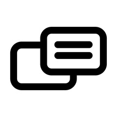 Chat vector icon. Talk bubble speech icon. Blank empty bubbles vector design elements.