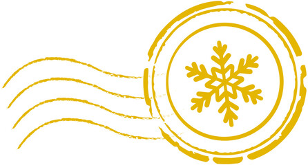 Christmas postal stamp