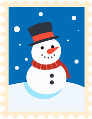 Christmas Postage stamp