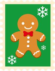 Christmas Postage stamp