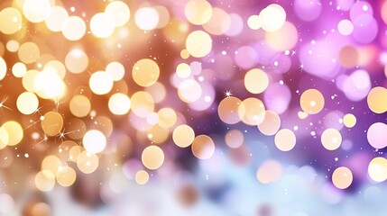Obraz premium Festive bokeh border concept. Colorful bokeh background with soft lighting