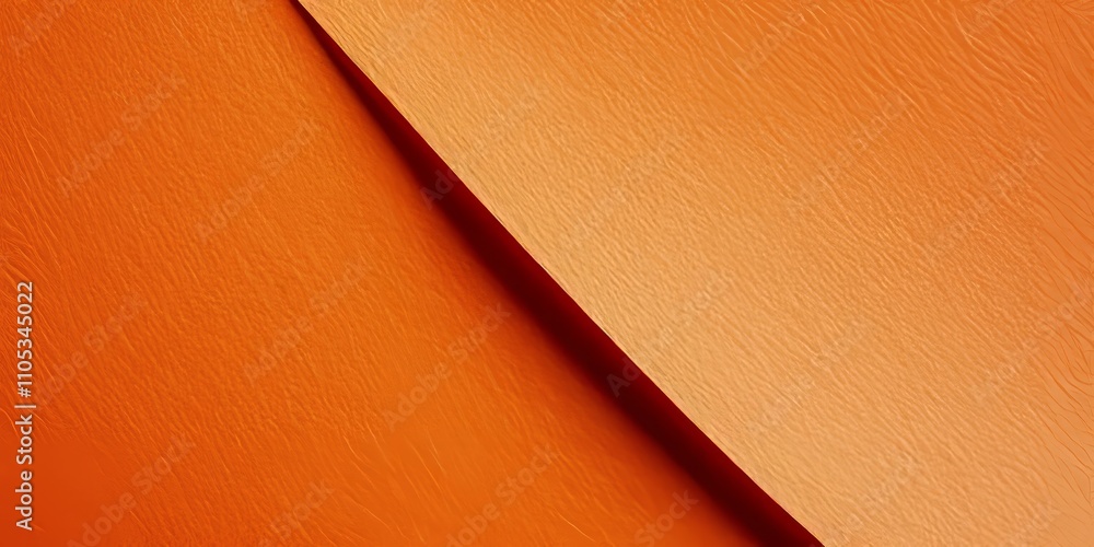 Leinwandbilder smooth orange paper surface, highlighting the unique texture and vibrant color, creating an inviting
