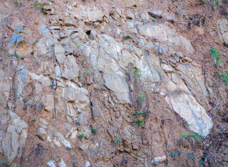 Sandstone slopes are not very stable and are quite often corroded by the weather. Sandstone is a material that is very easy to process.