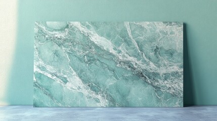 Teal Marble Texture.