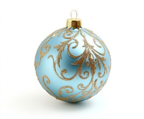 Christmas ball decorative isolated on white background