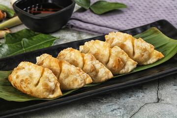 Japanese cuisine - stuffed dumplings gyoza