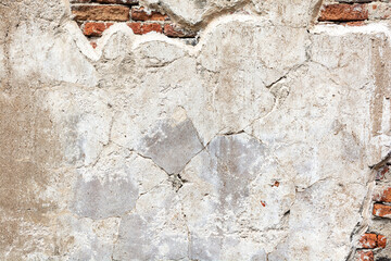Ancient Wall Red Brick Texture or Background