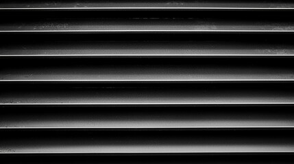 Obraz premium Horizontal slats create a pattern of light and shadow in a minimalist setting