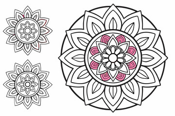 Detailed Mandala Coloring Pages for Relaxation and Creativity