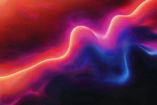 Abstract dark trendy holographic gradient background.