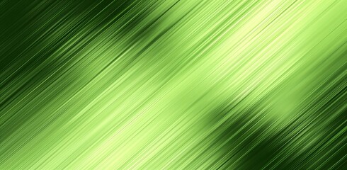 Obraz premium Abstract green background with diagonal lines and a gradient, representing energy and movement.