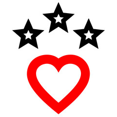 stars and hearts