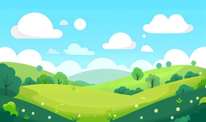 Obraz premium landscape with mountains