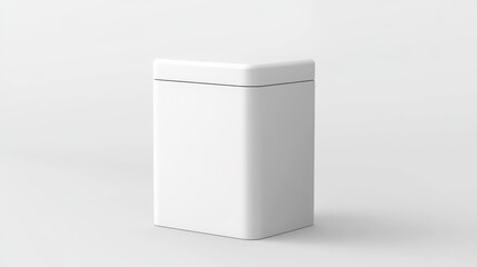 Dispenser Box Mockup Template for Design Presentation on White Background, 3D Illustration