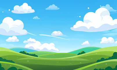 Obraz premium landscape with clouds