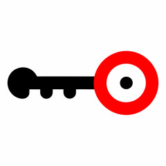 key isolated on white background