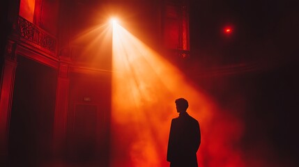 A narrator with a smooth, velvet-like voice, a slight French accent, speaking passionately about a historic event