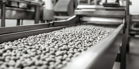 Fototapeta premium Industrial Baking Process - Commercial Bakery Oven