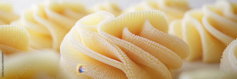 Poster abstract yellow gel textures a visually compelling close-up with shallow depth of field
