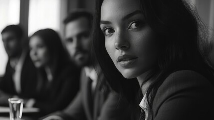 Professional Women in Boardroom