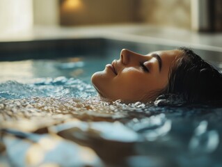 Serene Swim: A Moment of Tranquility