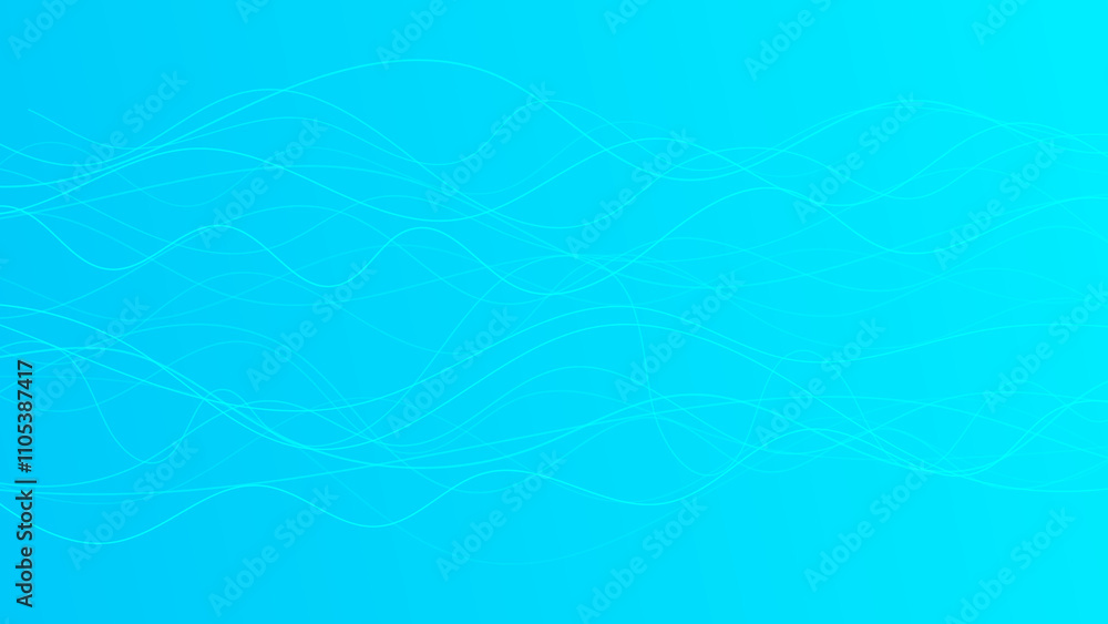 Poster abstract gradient background with wave beams