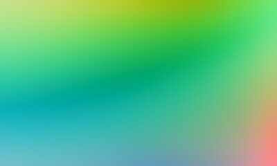 Abstract blurred background image of blue, green colors gradient used as an illustration. Designing posters or advertisements.