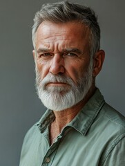 Obraz premium Bearded Man in Portrait