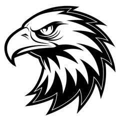 eagle head vector illustration