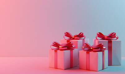 Fototapeta premium red gift box