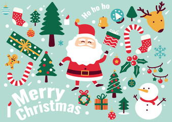 Merry Christmas Graphic Element