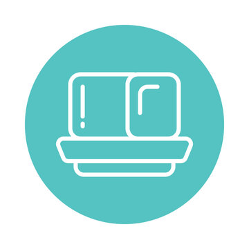 recommend clip art: Butter  Vector Circle Outline Icon. Eps 10 File
