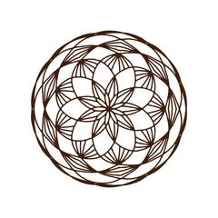 Simple Mandala Flower Designs in Mehndi Style, Ornamental Floral Vectors for Coloring Pages, Luxury Mandala Patterns. Abstract Oriental Henna Tattoo Style Vectors for Design Projects.