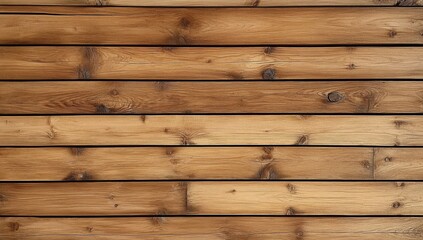 Fototapeta premium Close-up wooden wall made up horizontal planks log siding or clapboard