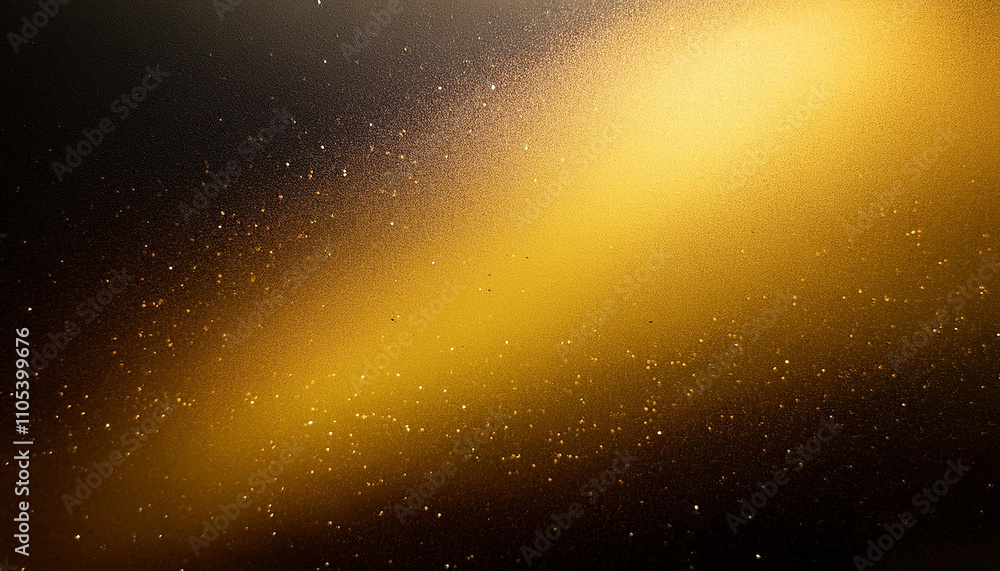 Poster black and yellow color gradient with noise texture effect. abstract backdrop.