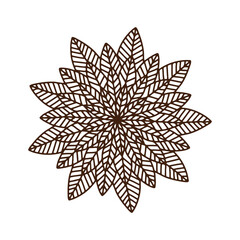 Simple Mandala Flower Designs in Mehndi Style, Ornamental Floral Vectors for Coloring Pages, Luxury Mandala Patterns. Abstract Oriental Henna Tattoo Style Vectors for Design Projects.