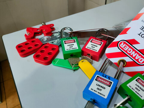 Closeup Loto Kit Mechanical on a table in laboratory room