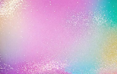Fototapeta premium Glittery pastel gradient with shimmering texture.