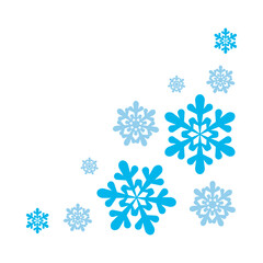 Christmas Snowflakes Corner