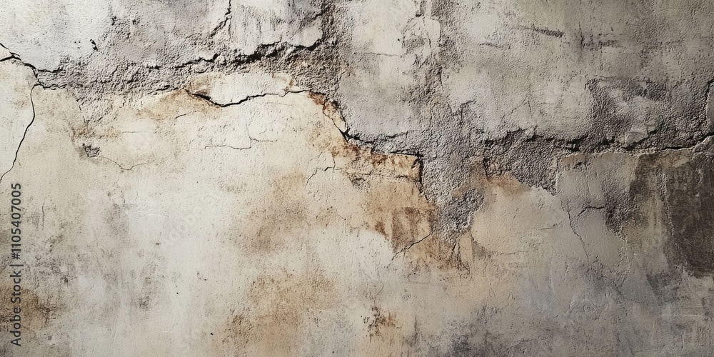 Aufkleber Smooth concrete surface texture showcasing unique traces of plaster adds depth and character. The texture of smooth concrete enhances visual appeal, perfect for various design needs.
