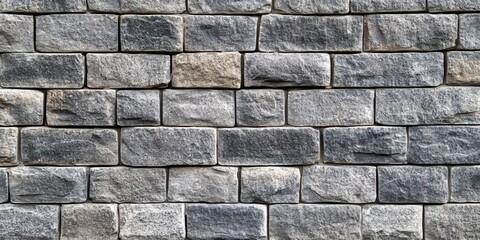 Obraz premium Grey brick wall texture features a rich surface that showcases the unique characteristics of grey bricks. This texture of grey brick wall offers visual intrigue and depth for various design needs.