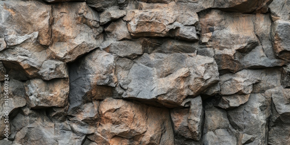 Poster rugged hard rock face featuring a rough texture, ideal for enhancing backgrounds. this hard rock fac