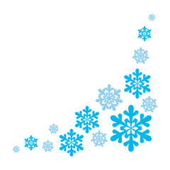 Christmas Snowflakes Corner