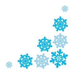 Christmas Snowflakes Corner