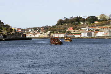Obraz premium Buildings in downtown Porto in Portugal